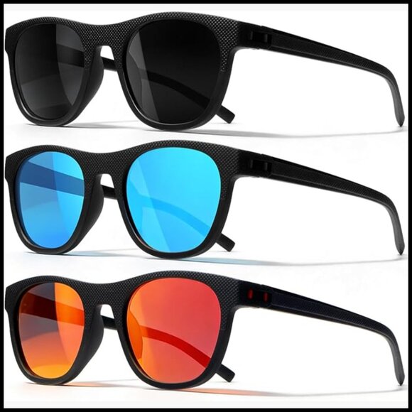 Polarized Sunglasses, Lightweight UV Protection, Plastic Frame